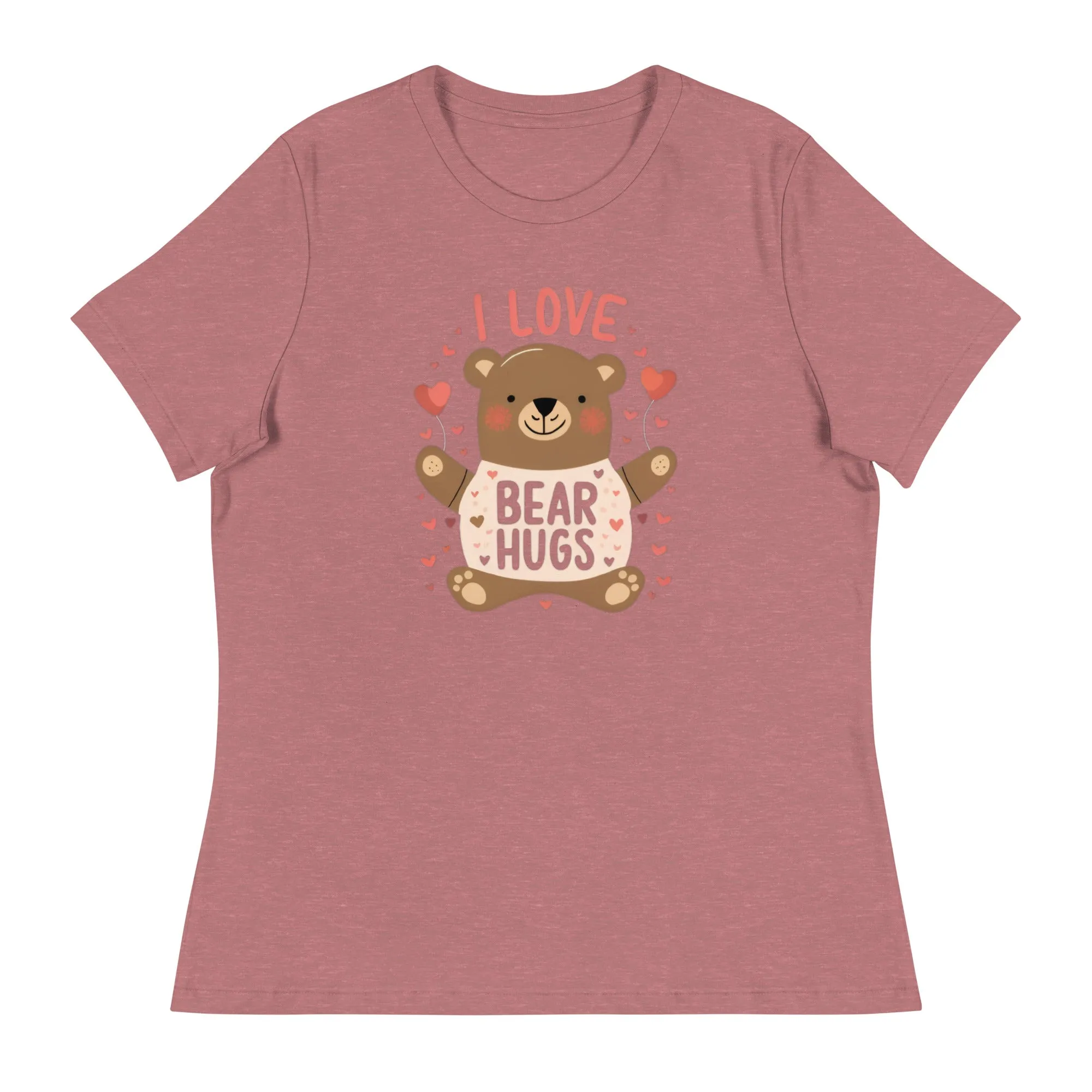I Love Bear Hugs Women's Relaxed T-Shirt