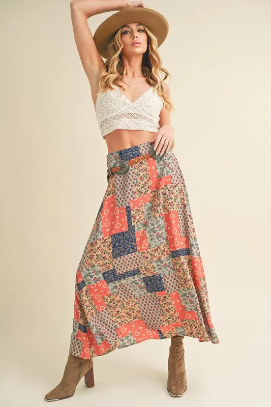 I Wanna Dance Maxi Skirt in Tan