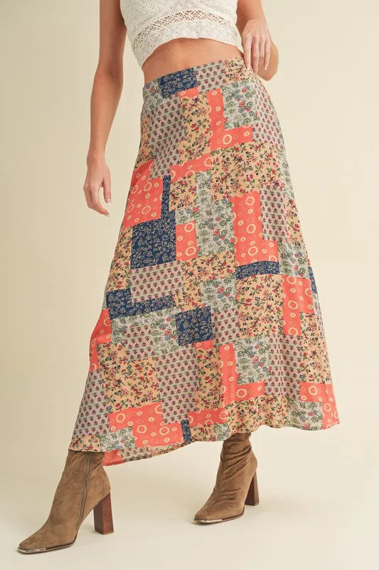 I Wanna Dance Maxi Skirt in Tan