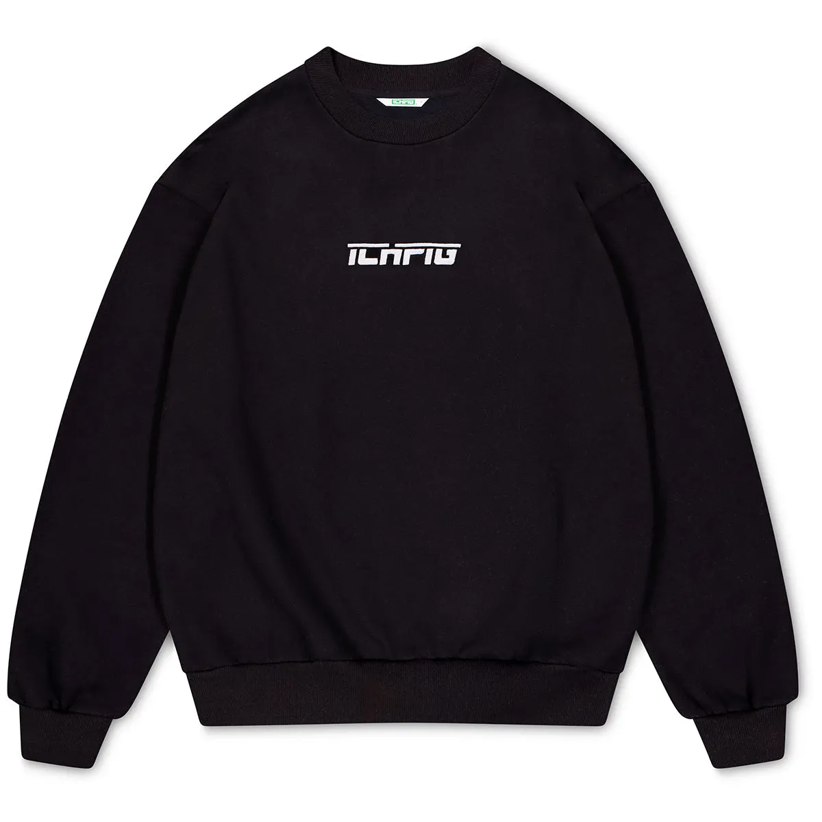 Ichpig - Strike Embroidery Crew Black