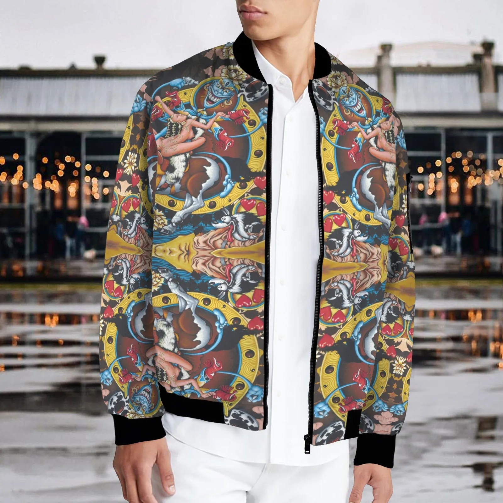 If You See The Buddha... Men's Bomber Jacket
