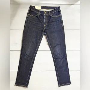 Imogene   Willie Dark Denim Slim Cut Jeans
