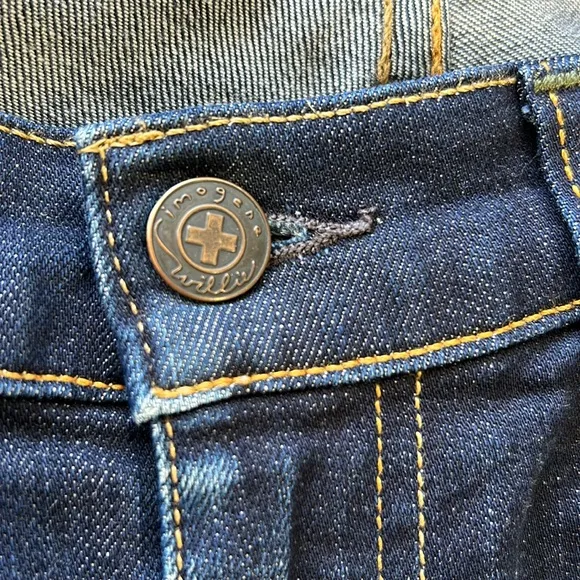Imogene   Willie Dark Denim Slim Cut Jeans