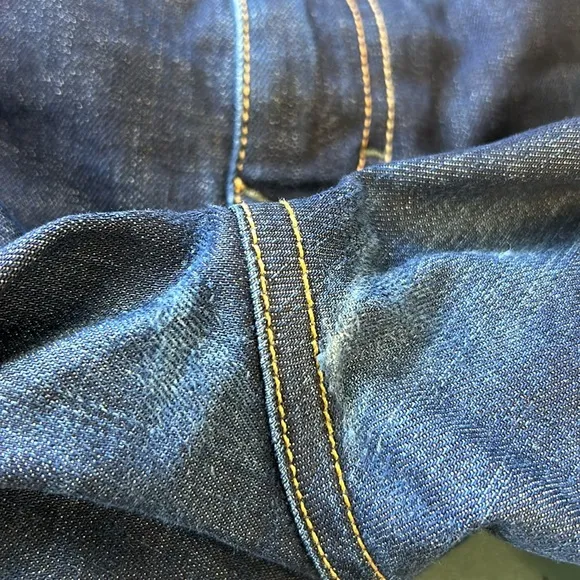 Imogene   Willie Dark Denim Slim Cut Jeans