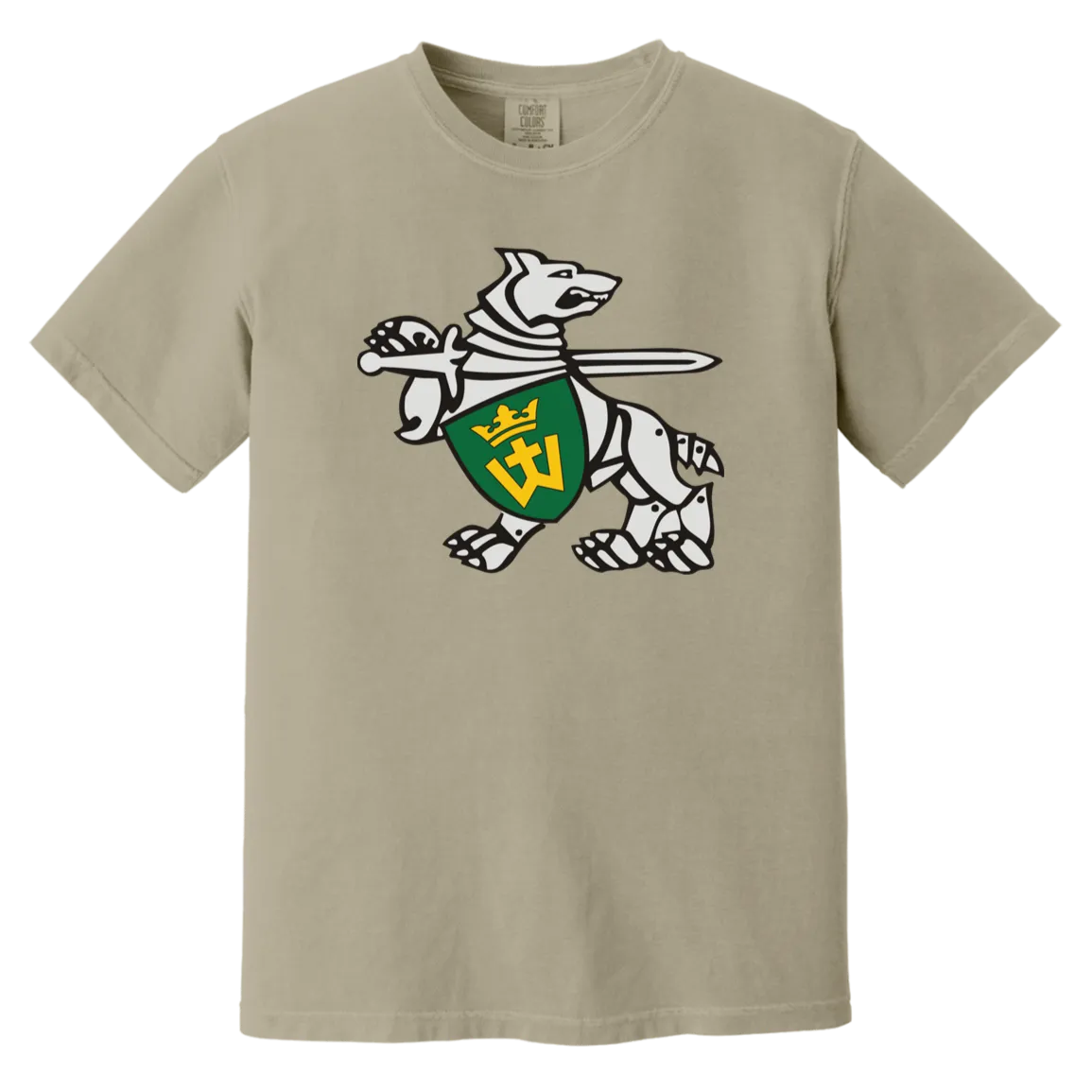 Iron Wolf Mindaugas - Men/Women Unisex Soft-Washed Comfort Cotton Short Sleeve T-Shirt