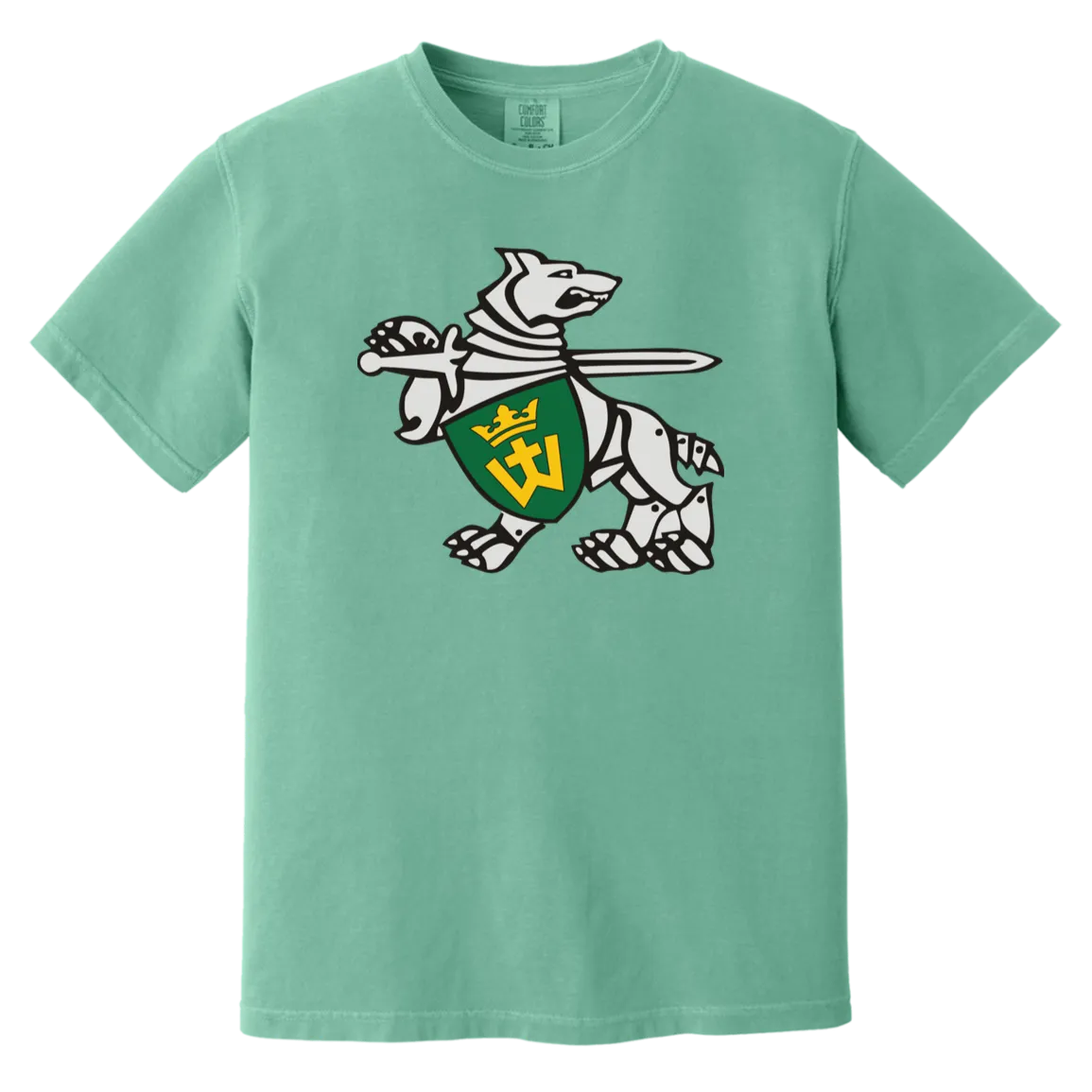 Iron Wolf Mindaugas - Men/Women Unisex Soft-Washed Comfort Cotton Short Sleeve T-Shirt