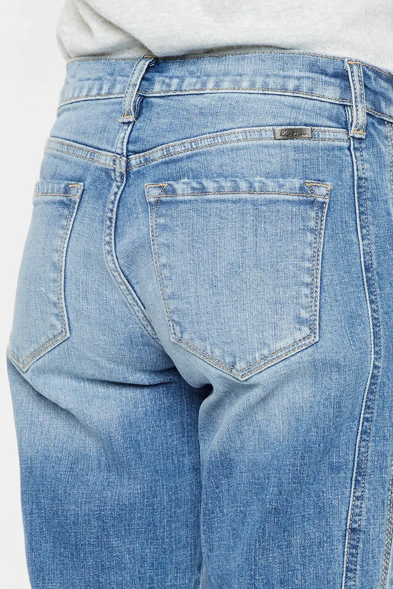 Isa Mid Rise Slim Boyfriend Jeans