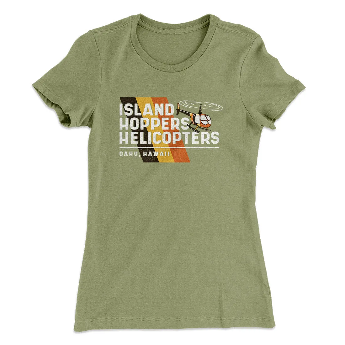 Island Hoppers Helicopters Women's T-Shirt
