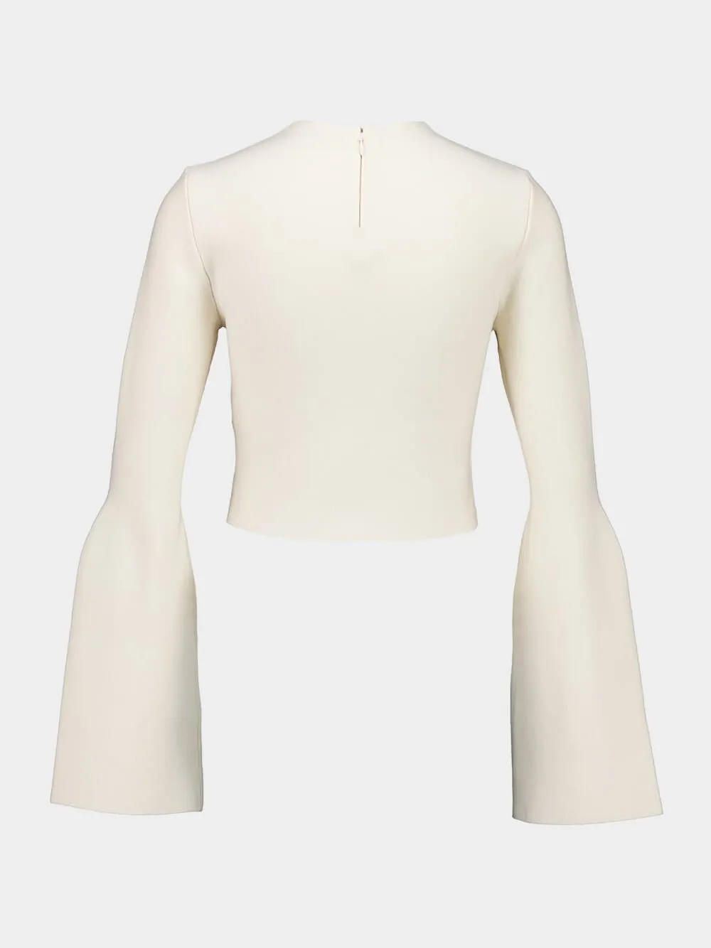 Ivory Long-Sleeve Talos Knit Top