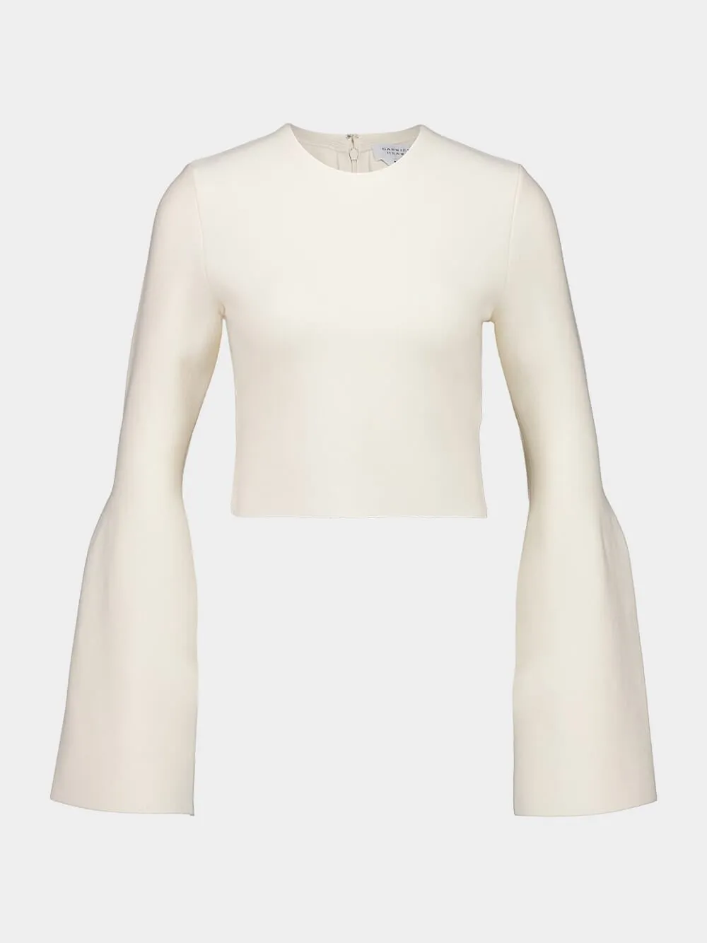 Ivory Long-Sleeve Talos Knit Top