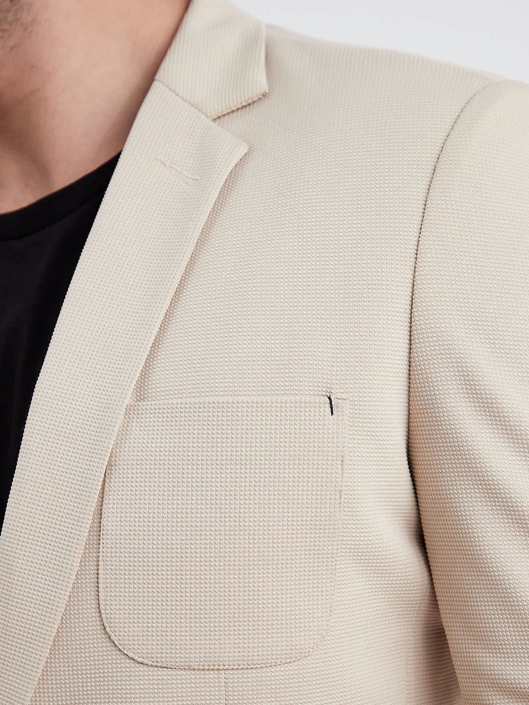 Ivory Mocha Blazer