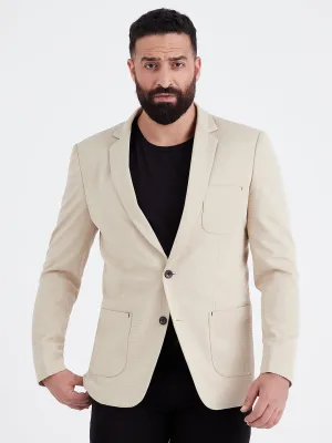 Ivory Mocha Blazer