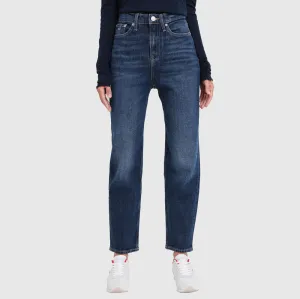 Izzie High Ankle Jeans - Denim Dark