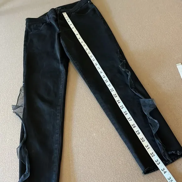 J BRAND WOMENS JEANS - slim stretch photo ready JB001724 black - Size 27