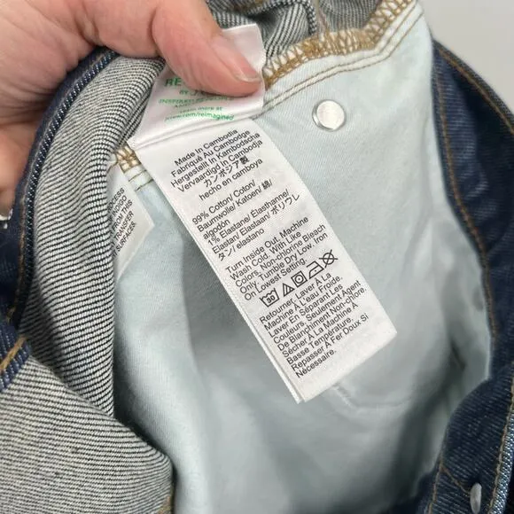 J. Crew High-Rise Slim-Wide Jeans in Resin Wash 1996 Semi-Stretch