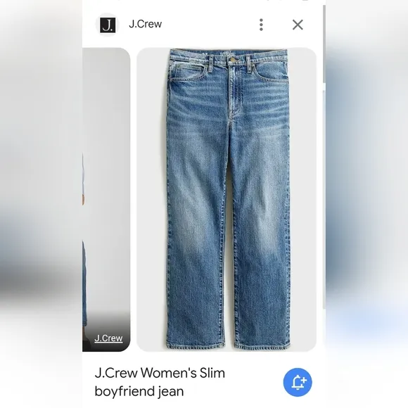 J Crew Slim Boyfriend Jeans