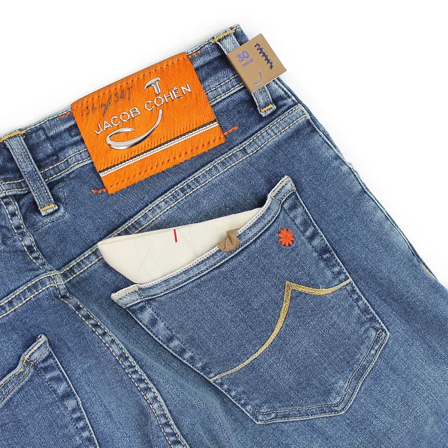 Jacob Cohen - J622 Limited Edition Orange Badge Jeans