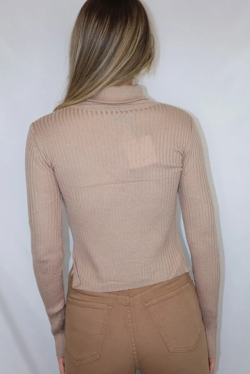 Jana Turtleneck Taupe