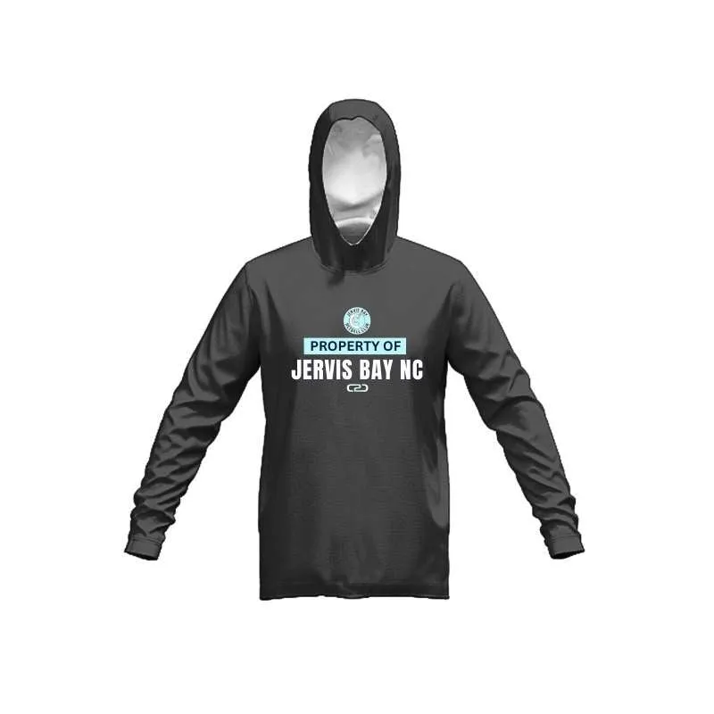 Jervis Bay Stock Cotton Fleece Hoodie Dark Marle Grey