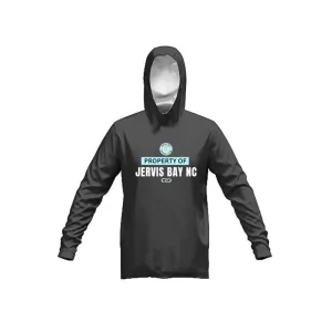 Jervis Bay Stock Cotton Fleece Hoodie Dark Marle Grey