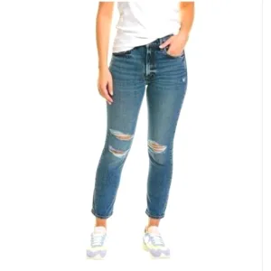 Joe’s Jeans The Luna High Rise Cigarette Crop Focus Womens 30 Distressed Vintage