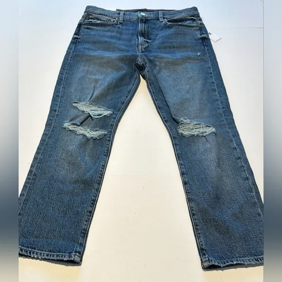 Joe’s Jeans The Luna High Rise Cigarette Crop Focus Womens 30 Distressed Vintage