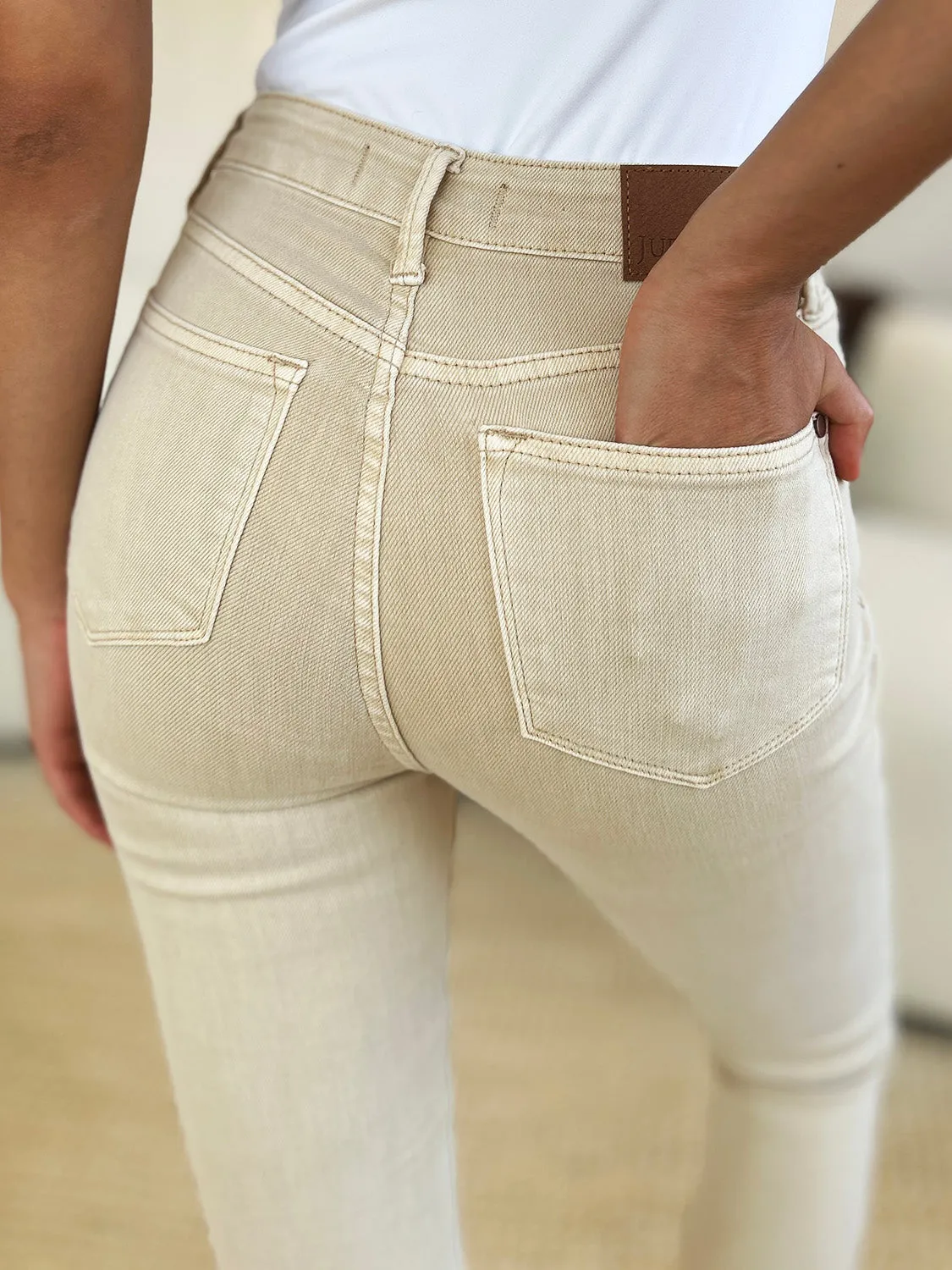 Judy Blue Garment Dyed Tummy Control Skinny Jeans - Online Exclusive
