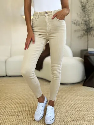 Judy Blue Garment Dyed Tummy Control Skinny Jeans - Online Exclusive