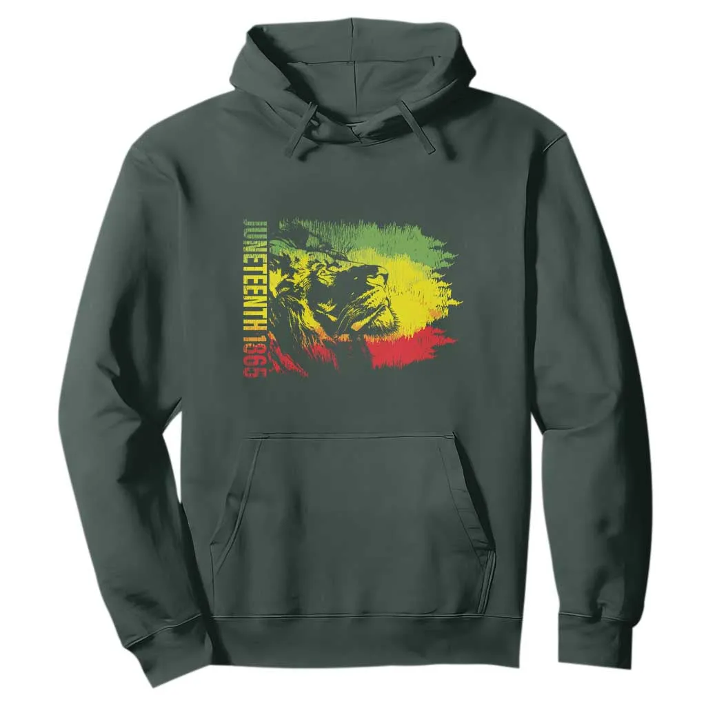 Juneteenth Hoodie 1865 African American Lion King TS09