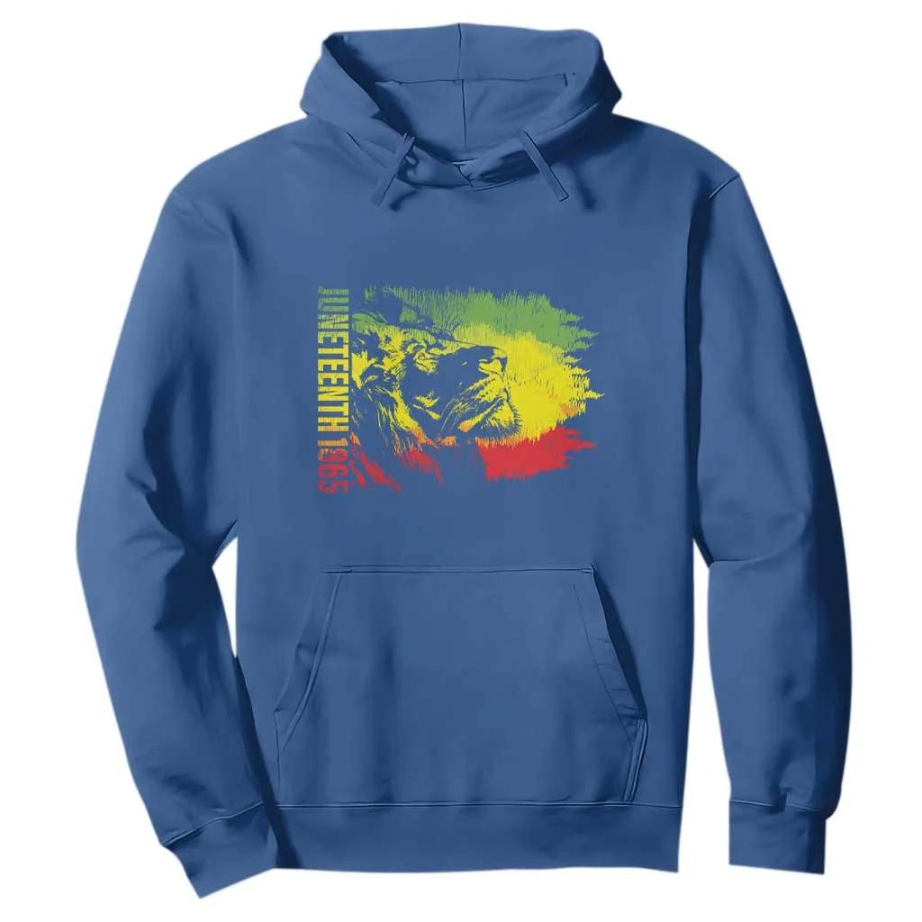 Juneteenth Hoodie 1865 African American Lion King TS09