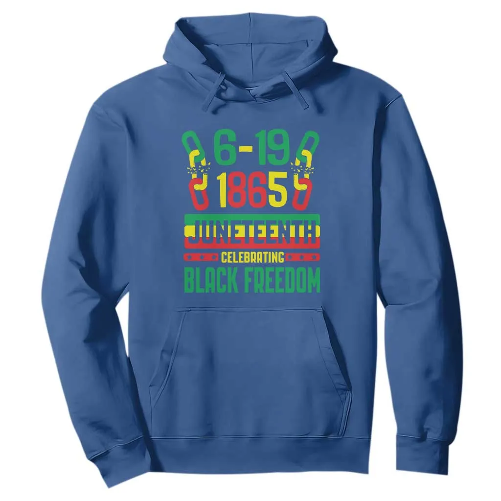 Juneteenth Hoodie Celebrating Black Freedom 1865 African American TS09