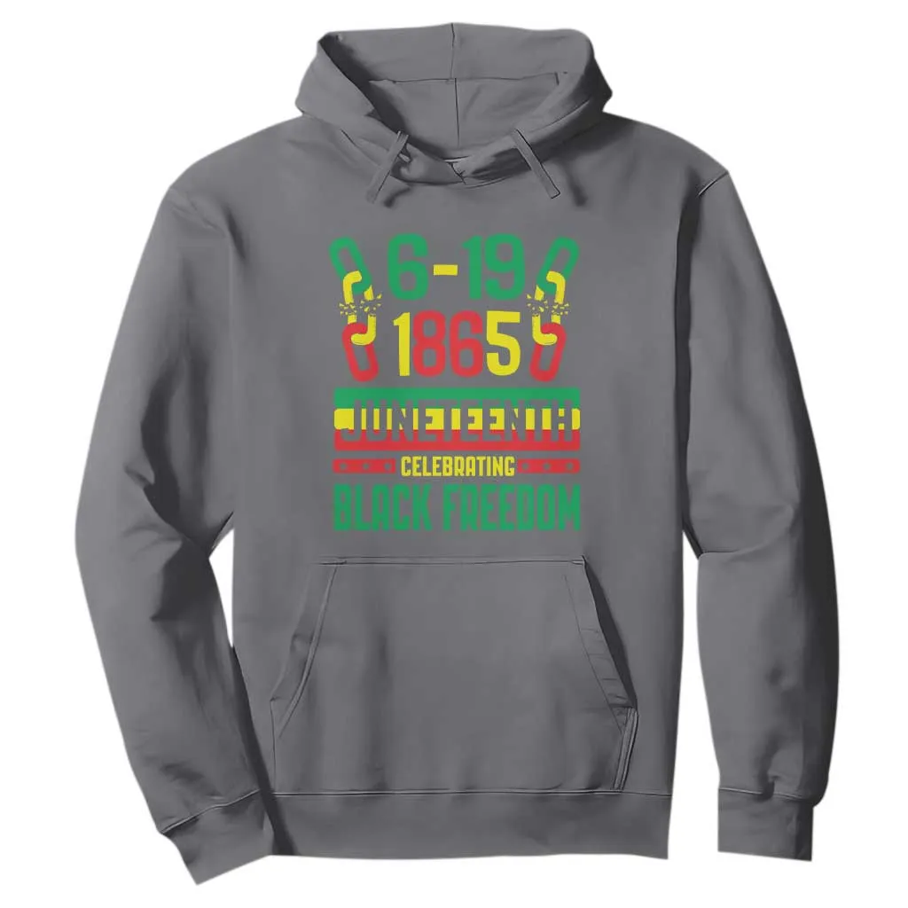Juneteenth Hoodie Celebrating Black Freedom 1865 African American TS09