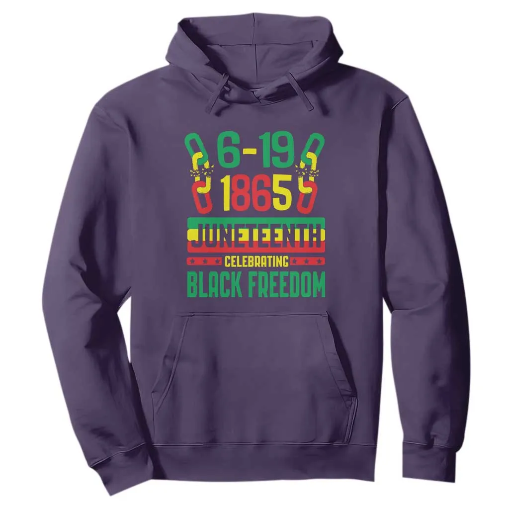 Juneteenth Hoodie Celebrating Black Freedom 1865 African American TS09