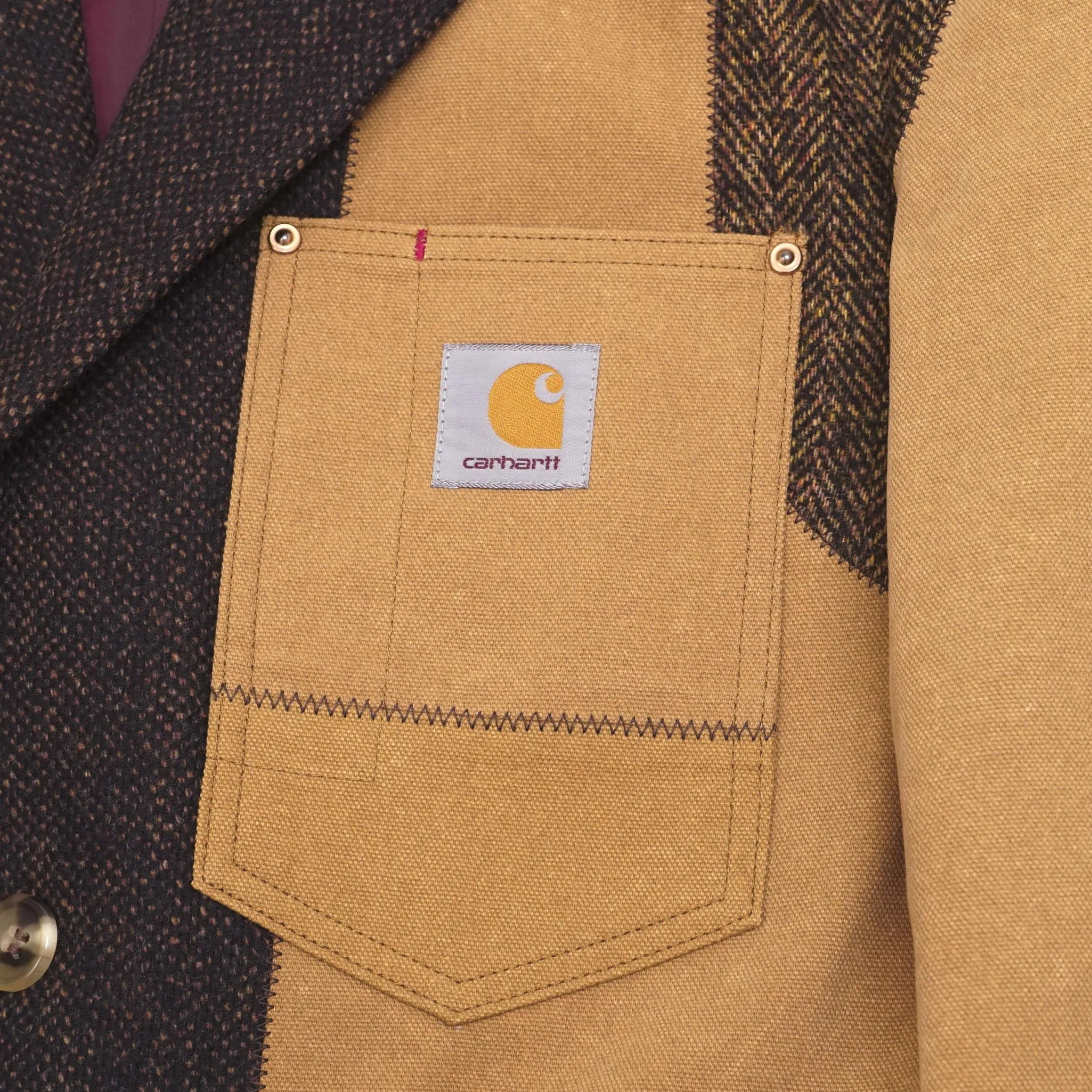 Junya Watanabe Man x Carhartt Patchwork Blazer