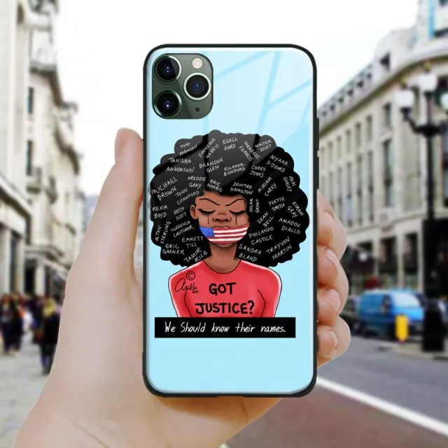 Justice for George Floyd Black lives matter soft silicone Phone Case Cover For iPhone SE 6s 7 8 Plus X XR XS 11 PRO 12 mini MAX