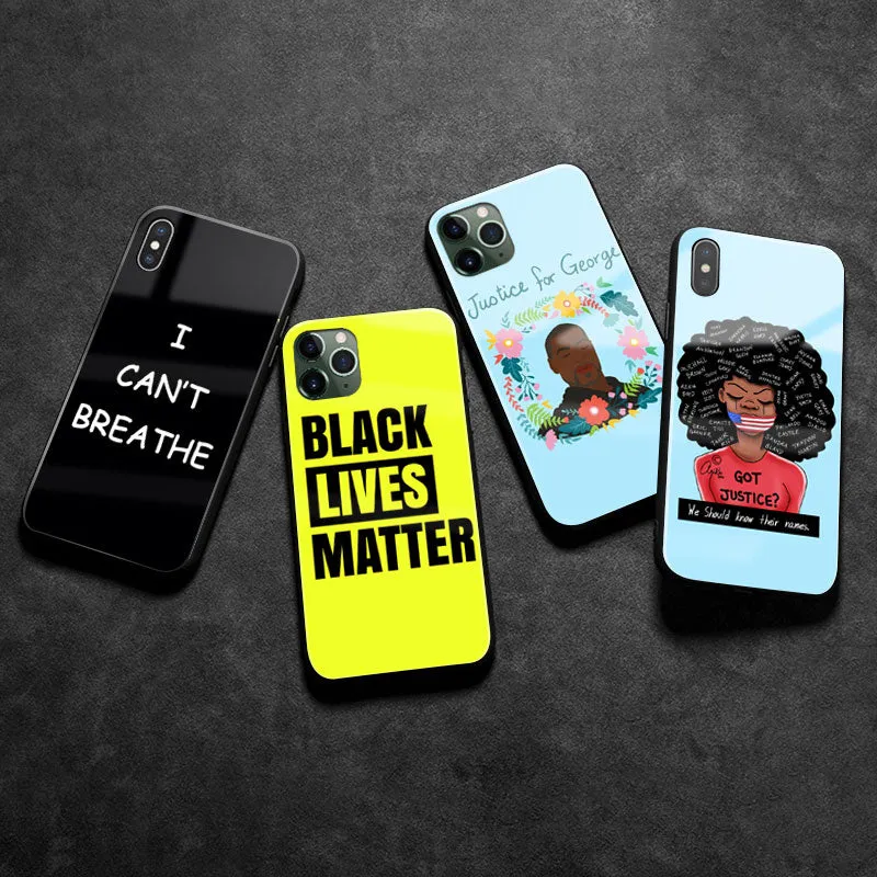Justice for George Floyd Black lives matter soft silicone Phone Case Cover For iPhone SE 6s 7 8 Plus X XR XS 11 PRO 12 mini MAX