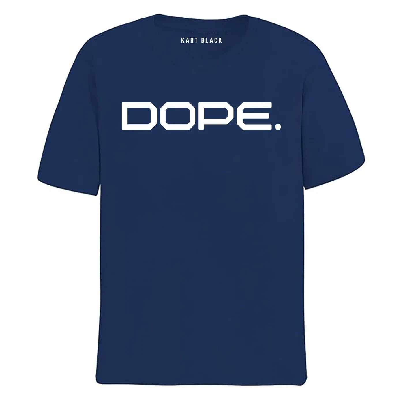 KART BLACK Men's Plus Size Navy Color Tshirts | Regular Fit Round Neck Cotton Tshirts | NVY-DOPE