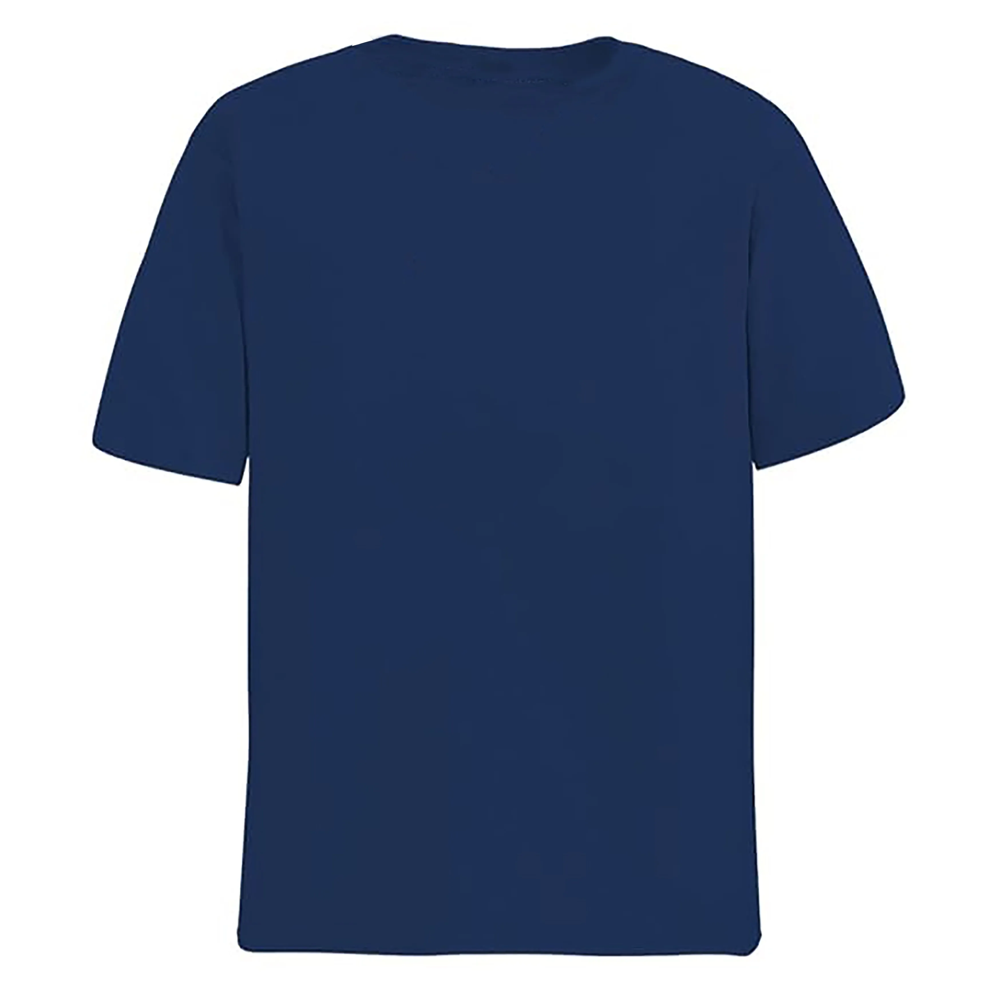 KART BLACK Men's Plus Size Navy Color Tshirts | Regular Fit Round Neck Cotton Tshirts | NVY-DOPE