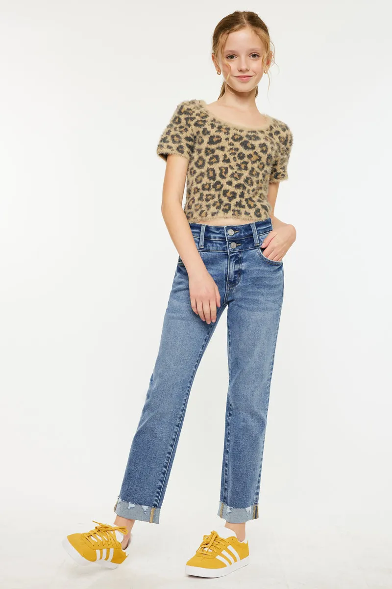 Kate High Rise Kids Slim Straight