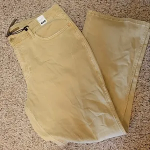 Khaki Bootcut Jeans
