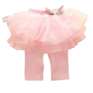 Kids Baby Girls Culottes Leggings Gauze Pants Party Skirts Bow Candy Tutu Dress