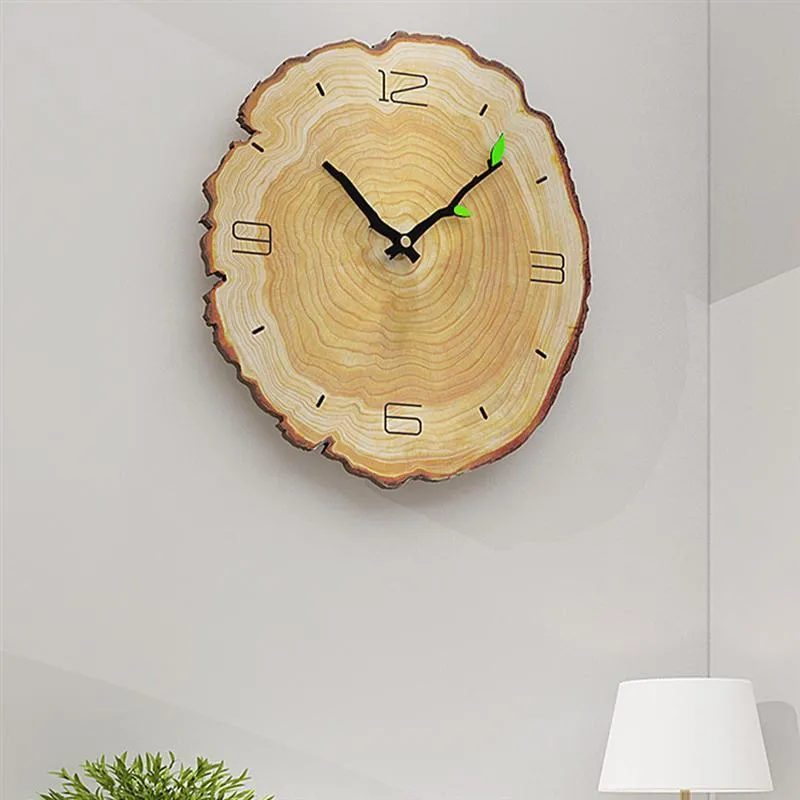 Kreative Holzmaserung Wanduhr