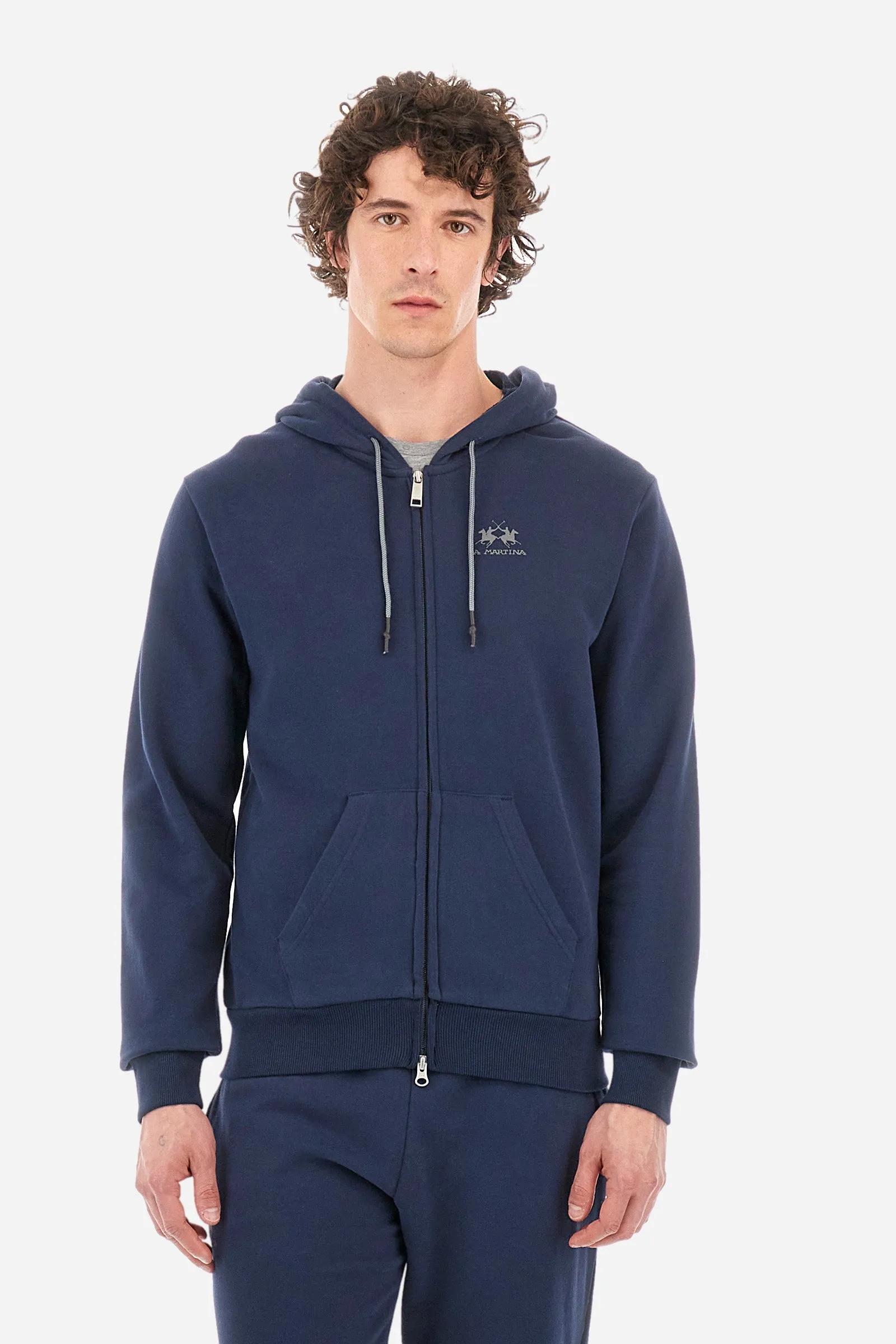 La Martina Hoodies Regular Fit in Cotton - THIAGO CCMF02-FP109