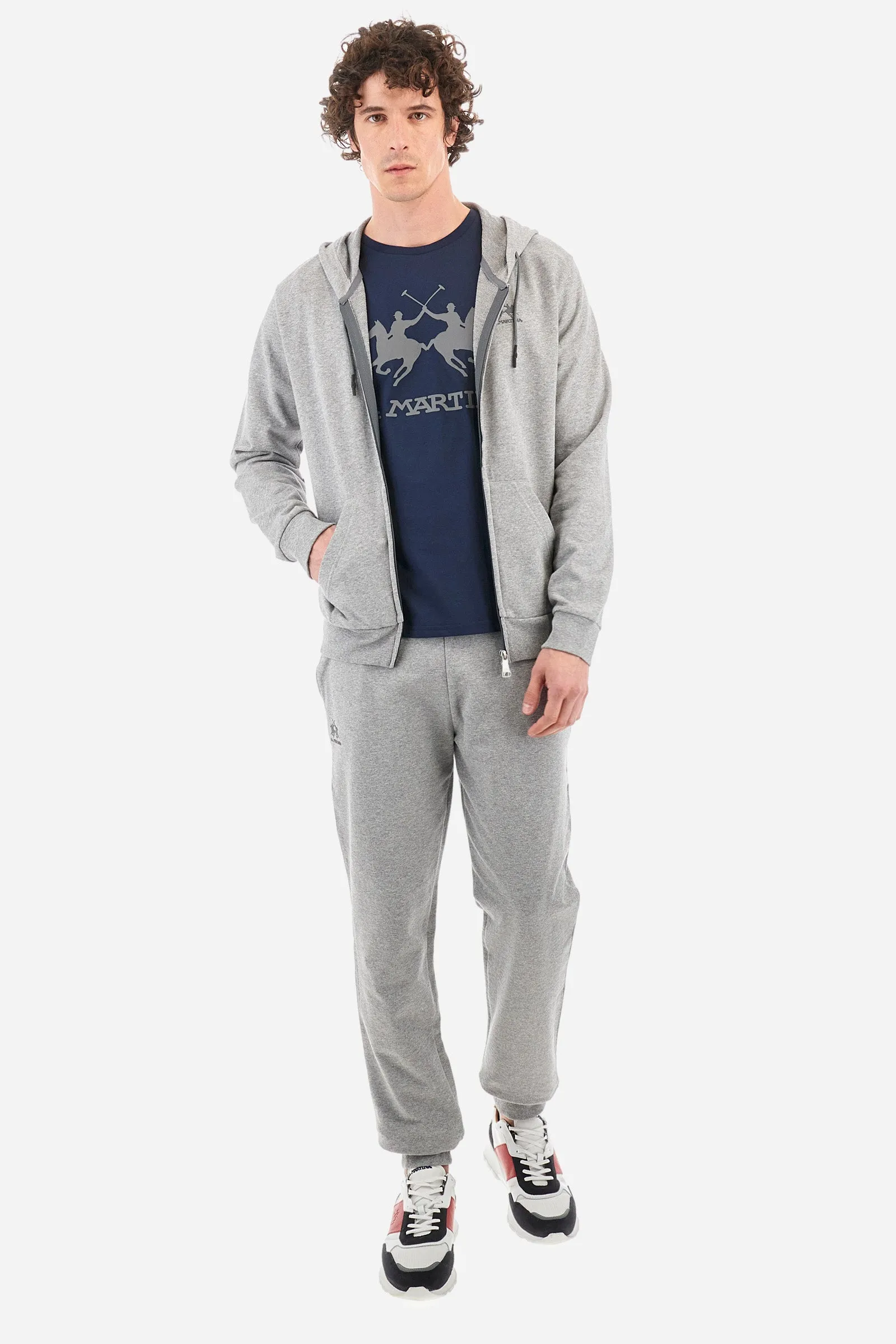 La Martina Hoodies Regular Fit in Cotton - THIAGO CCMF02-FP109