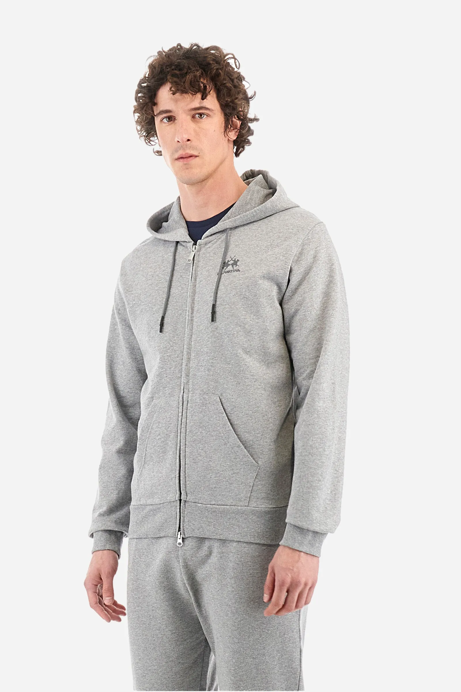 La Martina Hoodies Regular Fit in Cotton - THIAGO CCMF02-FP109