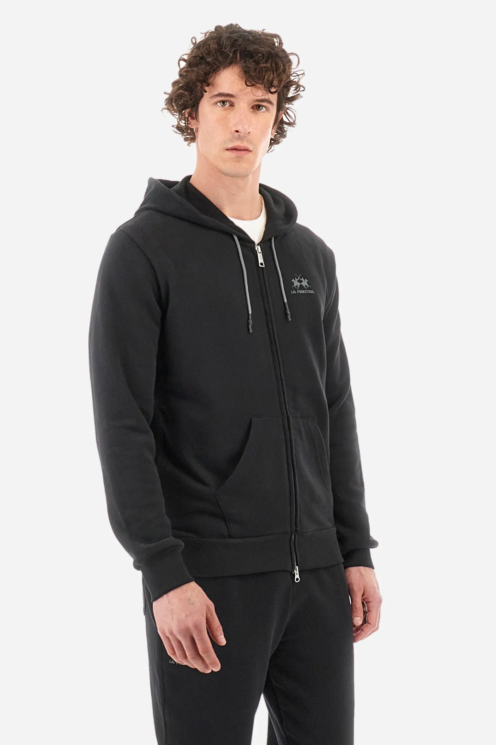 La Martina Hoodies Regular Fit in Cotton - THIAGO CCMF02-FP109