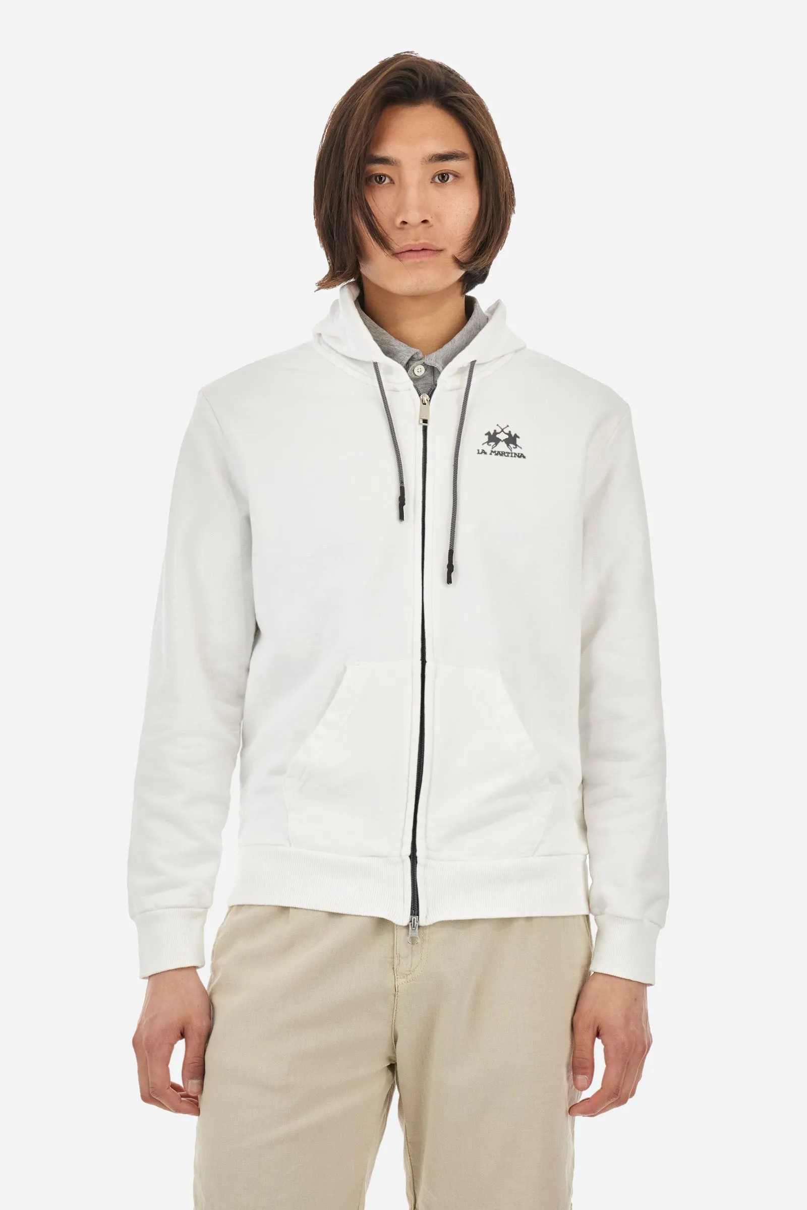 La Martina Hoodies Regular Fit in Cotton - THIAGO CCMF02-FP109