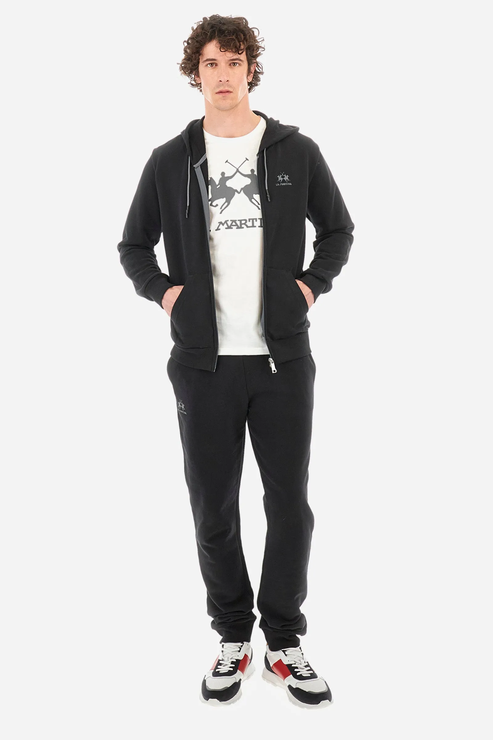 La Martina Hoodies Regular Fit in Cotton - THIAGO CCMF02-FP109