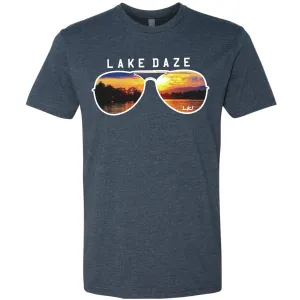 Lake James "Lake Daze" Sunset in Sunglasses Unisex Tee