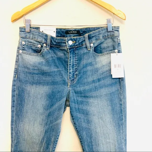 Lauren Ralph Lauren Straight Ankle Jeans/Sz:8/NWT